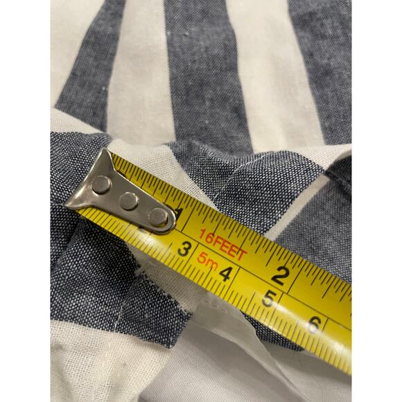 Shein Unity Stripe fringe trim Bardot Romper MED - Picture 7 of 7